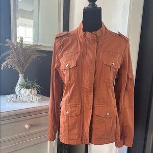 Kensie Rust Jean Jacket